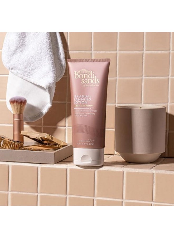 Bondi Sands Skin Firming Gradual Tanning Lotion | Skin-Firming Complex Builds to a Natural-Looking Tan for Tight, Glowing Skin | 150 mL, 5.07 Fl. Oz.