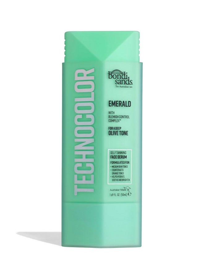 Bondi Sands Technocolor Self Tanning Face Serum, Innovative Formula Hydrates, Soothes, and Enhances Skin with Vitamin C and Chamomile, Fragrance Free