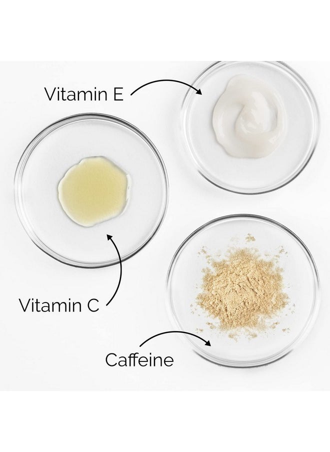 Caffeine Eye Cream For Anti Aging, Dark Circles, Bags, Puffiness. Great Under Eye Skin + Face Tightening, Eye Lift Treatment For Men & Women 1.7oz