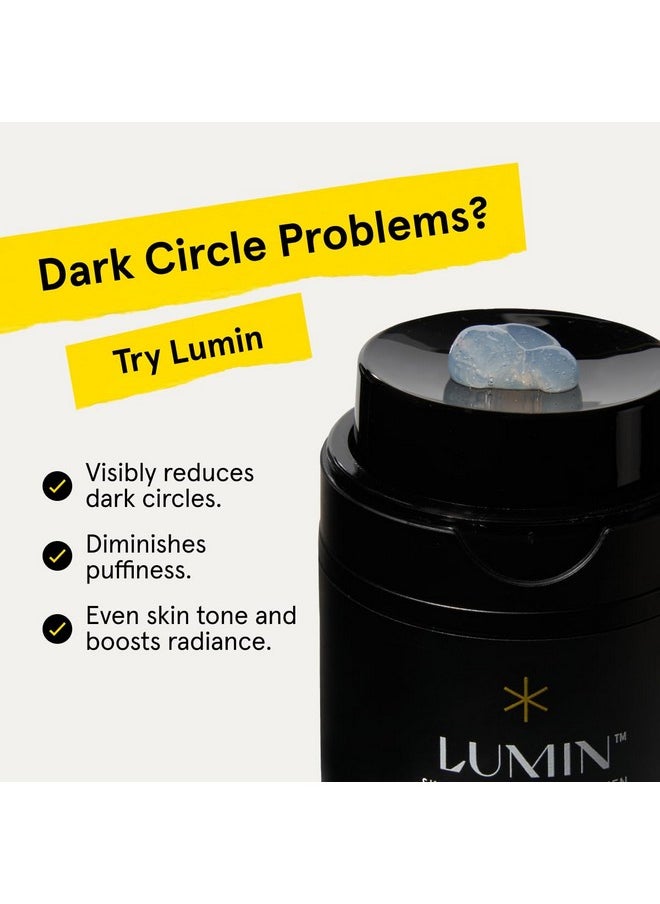 Lumin - Men's Dark Circle Defense Balm - Anti-Aging Korean Formulated Eye Cream Treatment for dark circles, fine lines, & wrinkles, Suitable for all skin types, Daily Use, 20ml, 1-Pack