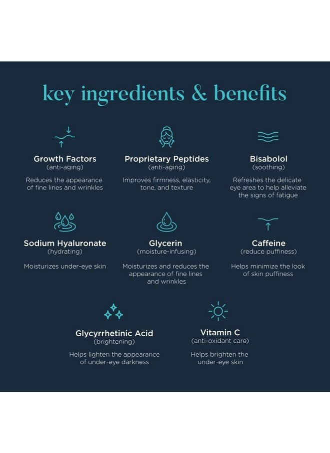 Neocutis Lumiere Firm - Illuminating and Tightening, Anti-Aging Eye Cream - Brighten, Hydrate, and Soothe - for Dark Circles, Puffiness, and Wrinkle Prevention - Travel-Friendly - 15 ml/0.5 fl oz.