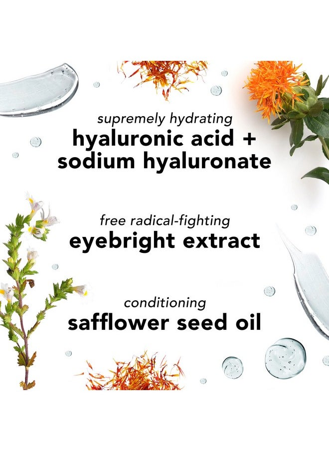 Mario Badescu Hyaluronic Eye Cream Anti Aging for All Skin Types, Under Eye Cream for Dark Circles and Puffiness, Formulated with Hyaluronic Acid & Glycerin, 0.5 Ounce