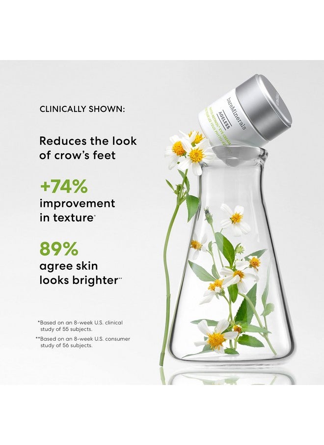 bareMinerals Ageless Phyto-Retinol Eye Cream with Plant-Based Retinol Alternative + Hyaluronic Acid, Anti-Aging, Hydrating Under Eye Cream, Vegan