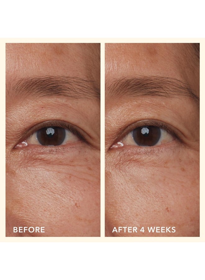 Beekman 1802 Mushroom Goat Milk Eye Cream - Clinically Proven Anti-Aging Eye Treatment for Dark Circles & Fine Lines - With Kojic Acid, Hexapeptide & Mushrooms - Fragrance-Free, Cruelty-Free