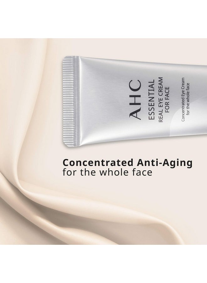 AHC Aesthetic Hydration Cosmetics Facial Moisturizer Essential Eye Cream for Face AntiAging Hydrating Korean Skincare OZ, 0.33 Ounce