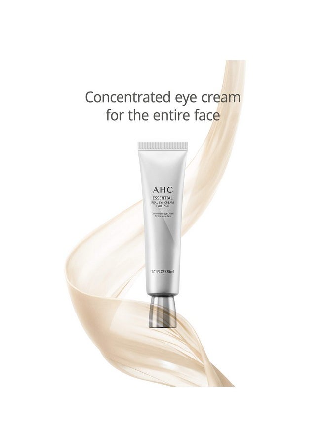AHC Aesthetic Hydration Cosmetics Facial Moisturizer Essential Eye Cream for Face AntiAging Hydrating Korean Skincare OZ, 0.33 Ounce