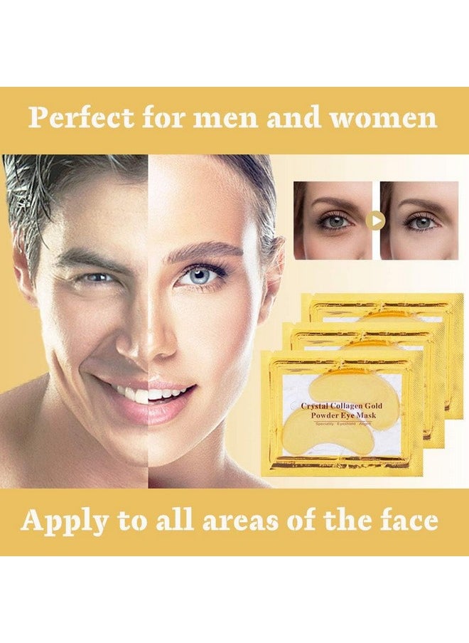 NIYET 30 Pairs Under Eye Collagen Patches, Gold Moisturizing Under Eye Mask, Under Eye Gel Pads for dark circles and puffiness