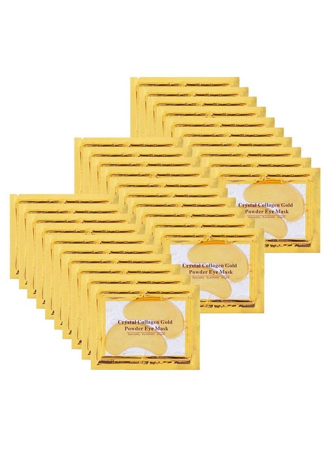 NIYET 30 Pairs Under Eye Collagen Patches, Gold Moisturizing Under Eye Mask, Under Eye Gel Pads for dark circles and puffiness