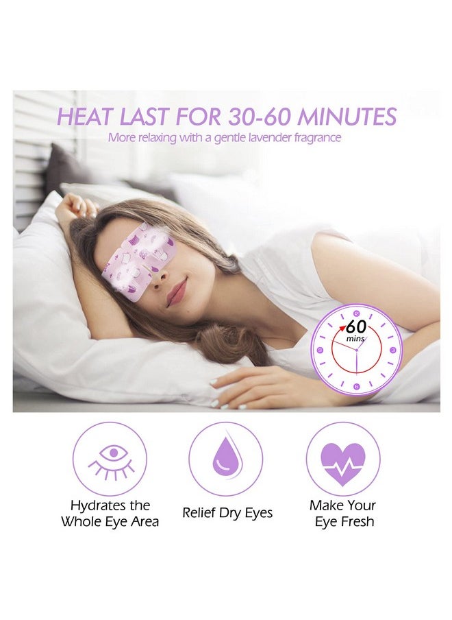 Jekeno Steam Eye Mask, 16 Packs Eye Masks for Dry Eyes, 40-60 Minutes Self Moist Warm Compress Heated Disposable Mask for Sleep, Spa Relaxing Trip Gifts, Travel Essentials for Women Men