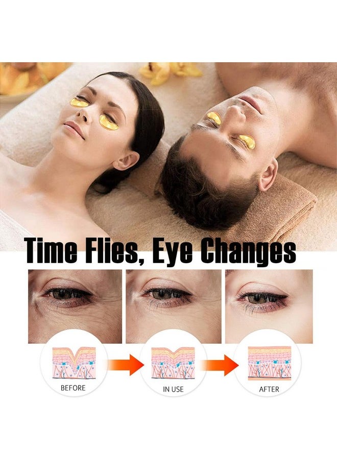 Eakroo 20 Pairs Lip Masks & Eye Mask, Power Crystal Gel 24K Lip Eye Mask, Effectively Nourishes the Lip & Eye Skin, Anti-Aging Eye Patches for Moisturizing, Reducing Fine Lines Dark Circle