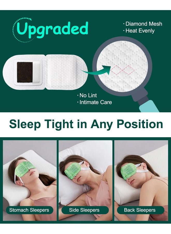 16 Packs Steam Eye Masks for Dry Eyes, SPA Warm Eye Mask, Relief Eye Fatigue Hot Sleep Eye Mask for Puffy Eyes Mask, Disposable Moist Heating Compress Pads for Sleeping, Christmas Gift, Unscented