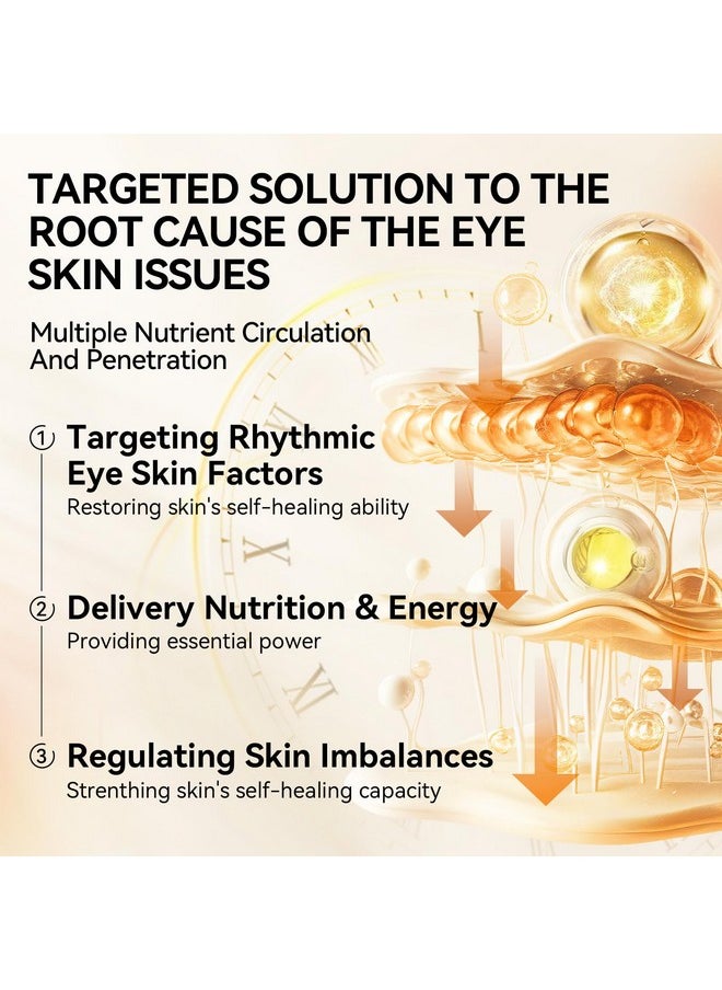 LANBENA Vitamin C Under Eye Patches for Dark Circles and Puffy Eyes, Cooling Eye Masks for Eye Bags, Fine Lines & Wrinkles Reduce, Anti-Aging, with Niacinamide Hydra-Gel Collagen-30 Pairs