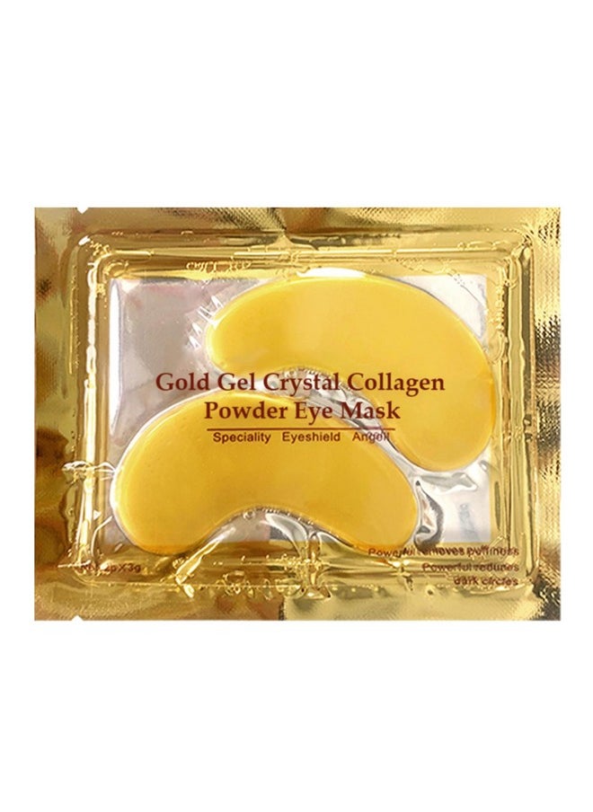 Ruzzut Under Eye Patches - 30 Pairs 24K Gold Moisturizing Under Eye Mask, Anti Aging Collagen Eye Masks Skincare Eye Patches for Puffy Eyes and Dark Circles, Gold