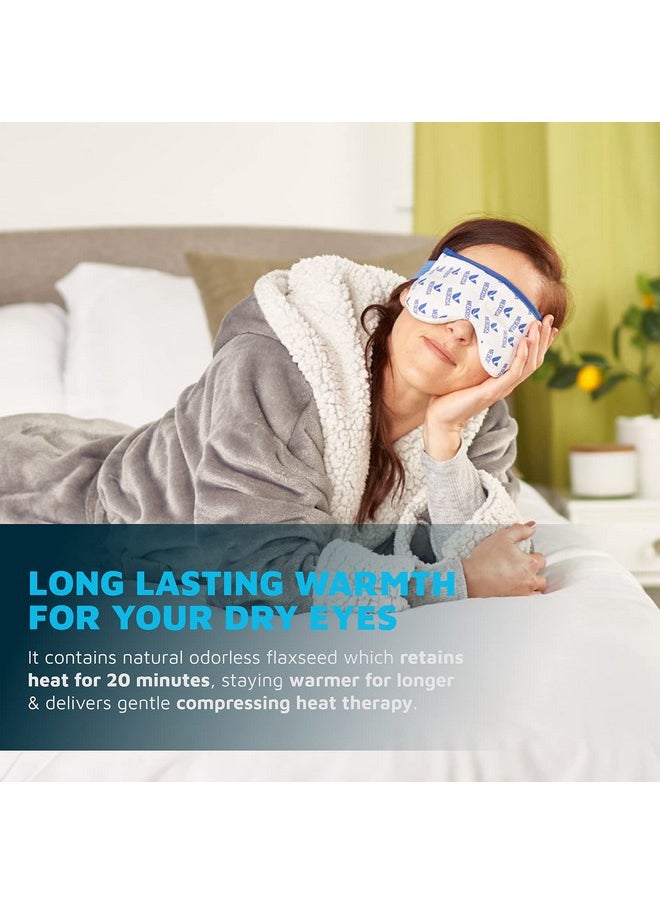 Eye Mask for Dry Eyes | Warm Eye Compress | Natural Heat Eye Mask for Styes, Blepharitis, Tired Eyes & More by Medcosa