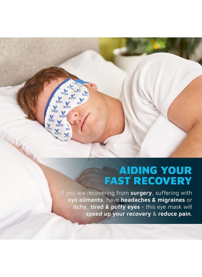 Eye Mask for Dry Eyes | Warm Eye Compress | Natural Heat Eye Mask for Styes, Blepharitis, Tired Eyes & More by Medcosa