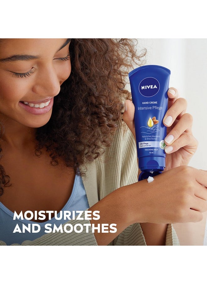NIVEA Nourishing Moisture Collection Skin Care Set, Nourishing Care Body Wash, 20 Fl Oz Bottle + Body Lotion, 13.5 Fl Oz Bottle + Hand Cream, 2.6 Oz Tube + Moisture Lip Care Balm, 0.17 Oz Stick