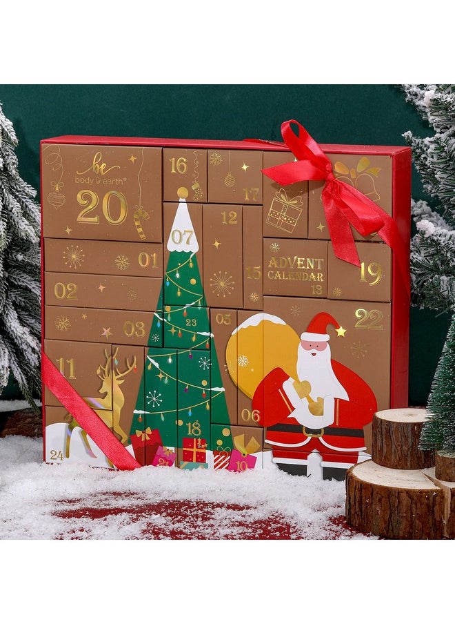 Advent Calendar 2024 BODY & EARTH Holiday Gifts for Women New Year Advent Calendar 24 Days of Beauty Advent Calendar 24PCS 2024 Skincare Advent Calendar