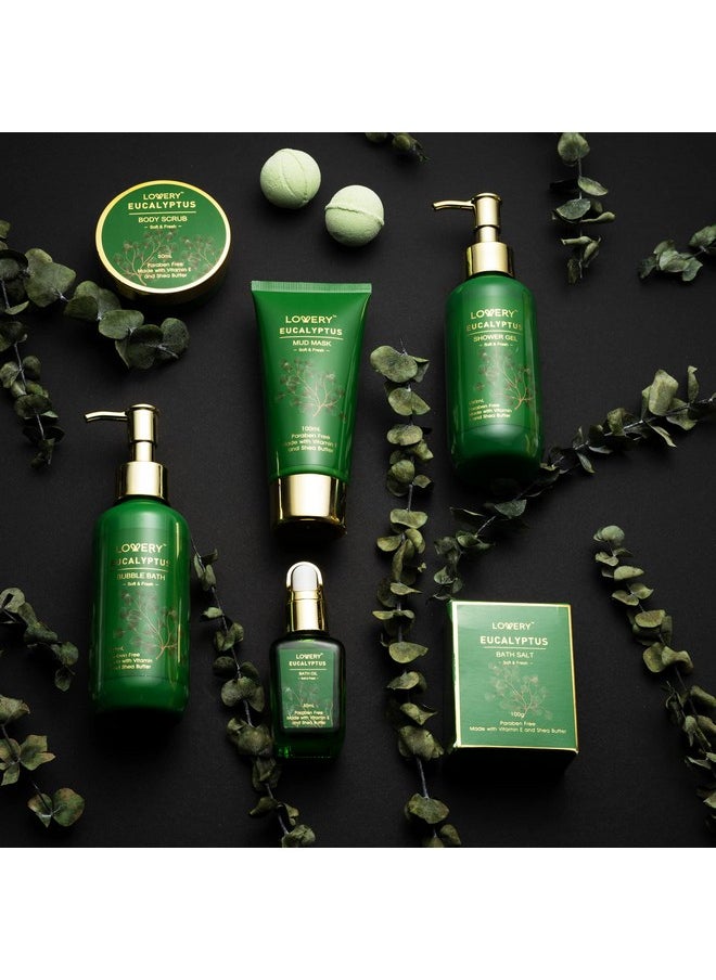 Christmas Gifts for Women & Men Who Have Everything, Eucalyptus Spa Gift Baskets for Women, Mom, 16pc Bath Gift Set for Birthday Gifts for Women, Body Self Care Set for Pampering & Relaxation Basket