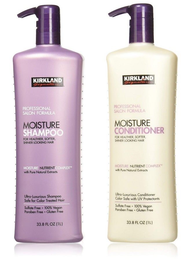 Salon Formula Moisture Shampoo 33.8 Oz & Conditioner 33.8 Oz