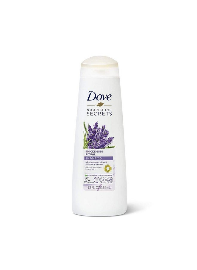 Dove Nourishing Rituals Haircare - Thickening Ritual - Shampoo & Conditioner Set - Net Wt. 12 FL OZ (355 mL) Per Bottle - One Set
