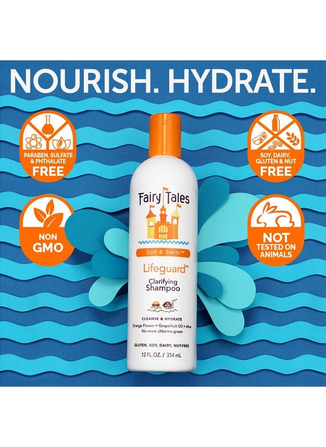 Fairy Tales Swim Shampoo 12oz and Conditioner 8oz for Kids | Made with Natural Ingredients in the USA | No Parabens, Sulfates, or Synthetic Dyes