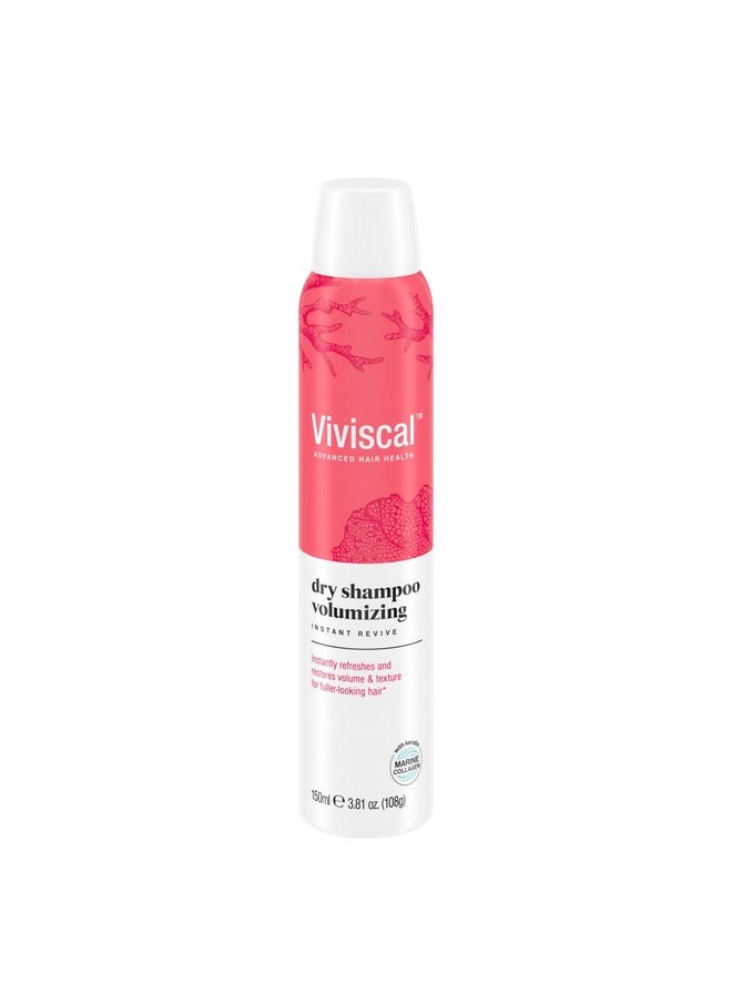 Viviscal Volumizing Dry Shampoo, Refresh Hair and Absorb Oil Between Washes, Waterless Shampoo for Added Hair Texture and Body, 150ml
