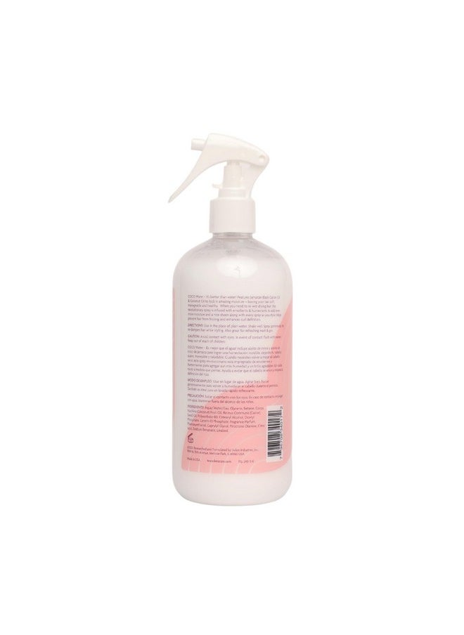 KeraCare Coconut Water - 16 oz - Light Hair Refresher Spray - Moisturizing and Hydrating - with Jamaican Black Castor Oil and Coconut Oil