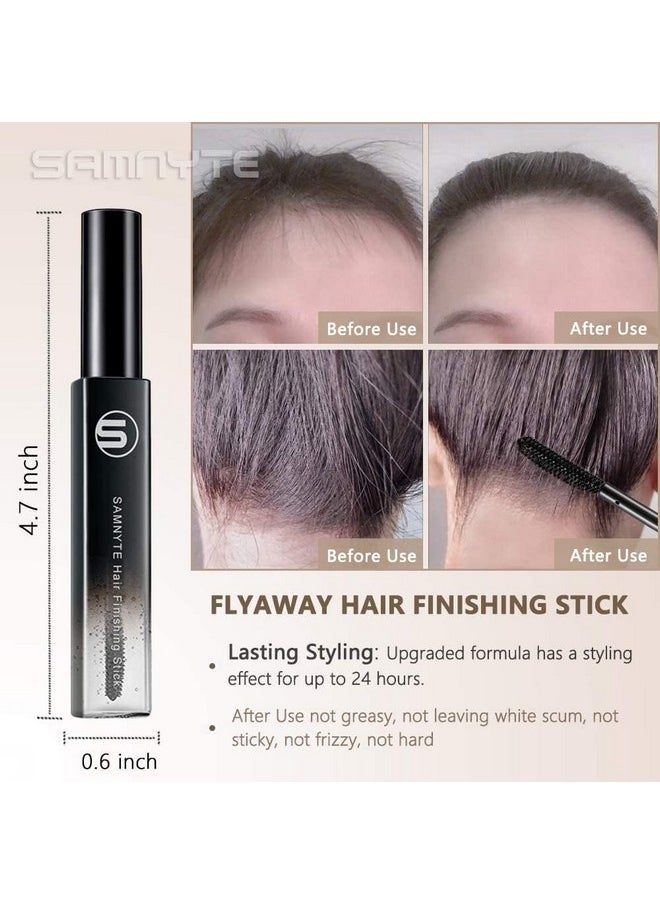 Hair Finishing Stick, 2 Pack - 0.7 Fl.Oz Hair Mascara for Taming Flyaways, Not-Greasy Hair Gel Stick