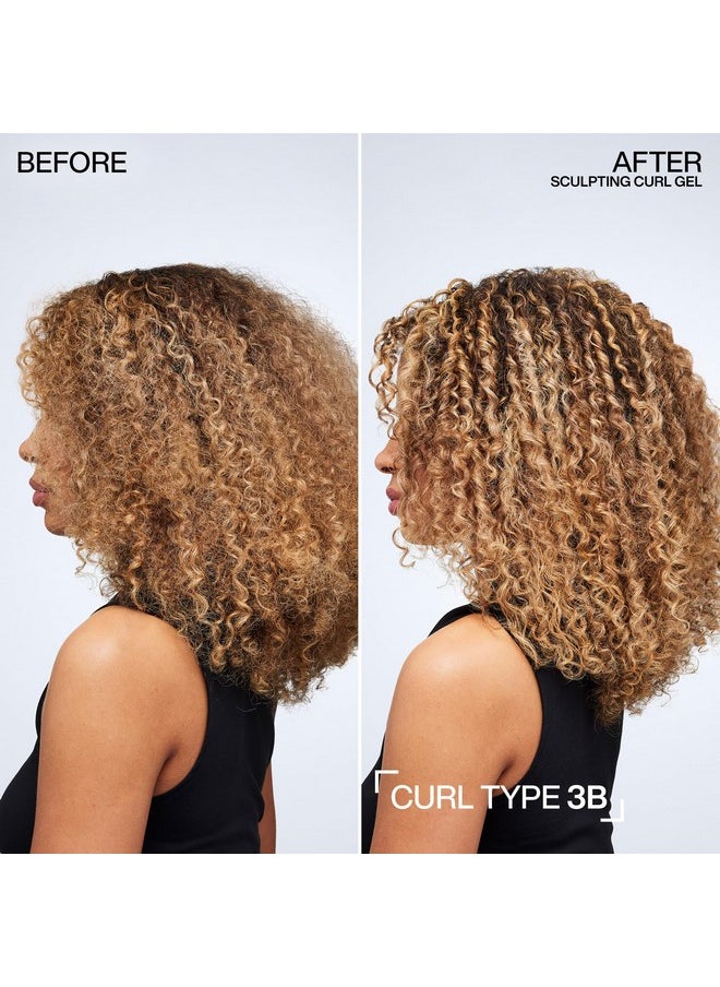 REDKEN Hydrating Curl Cream | 72-Hour Curl Defining Styling Cream | Heat Protection | Formulated with Squalane & Jojoba Oil | For Curly and Coily Hair | Silicone-Free | Paraben-Free