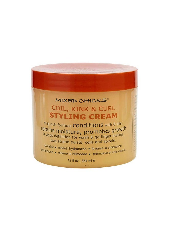 Mixed Chicks Coil, Kink & Curl Styling Cream, 12 Fl. Oz