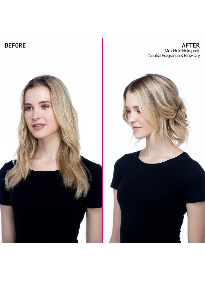 Redken Max Hold Neutral Hairspray 32 | Extreme Maximum High Hold Hairspray | Long-Lasting Lift & Frizz Control | For All Hair Types | Neutral Fragrance