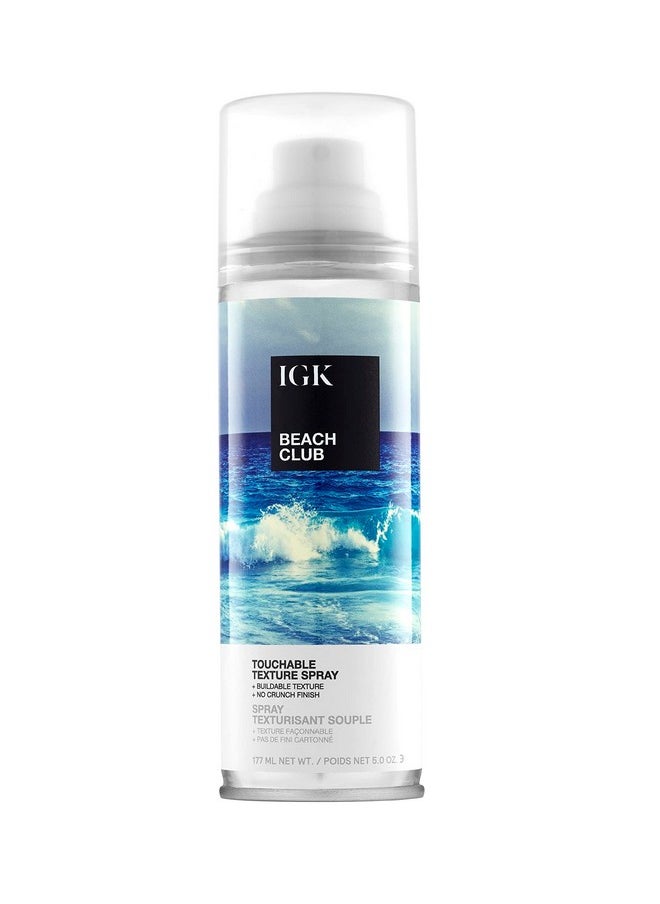 IGK BEACH CLUB Volumizing Texture Spray, volumizing hair products, hair spray flexible hold, beach waves spray, beach wave spray for hair, 5 Oz