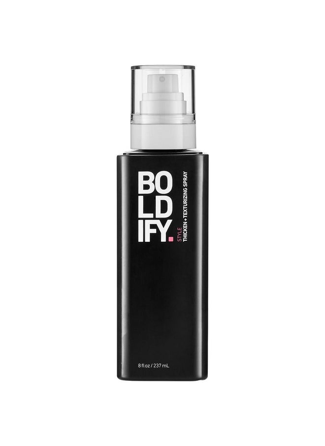 BOLDIFY Hair Thickening Spray - Texture Spray for Hair, Stylist Recommended Hair Thickening Products for Women & Men, Volumizing Hair Products, Hair Volumizer, Volume Spray, Hair Thickener - 8oz