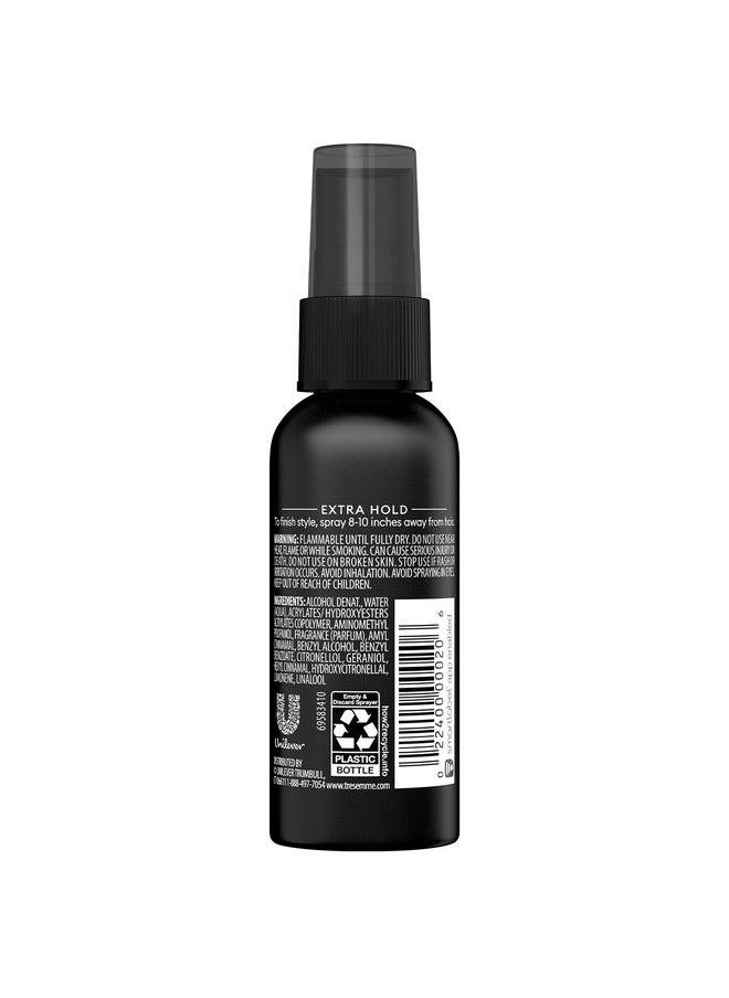 TRESemme Hairspray, Travel-Size, Extra Hold, Non-Aerosol Value Pack - 24-Hour Frizz Control Hair Care, Anti-Humidity Spray for Hair, Styling Products, Moisturizing Hair Spray, 2 Oz (Pack of 6)