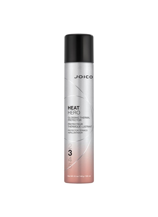 Joico Heat Hero Glossing Thermal Protector | For Most Hair Types | Thermal Heat & Humidity Protection | Reduce Split Ends | Boost Shine | Paraben & Sulfate Free | 145g | 5.1 oz