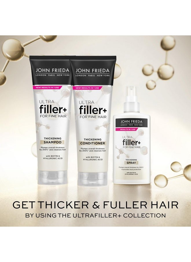 John Frieda ULTRAfiller+ for Fine Hair, Volumizing, Biotin and Hyaluronic Acid Hair Thickening Spray, 5 Oz