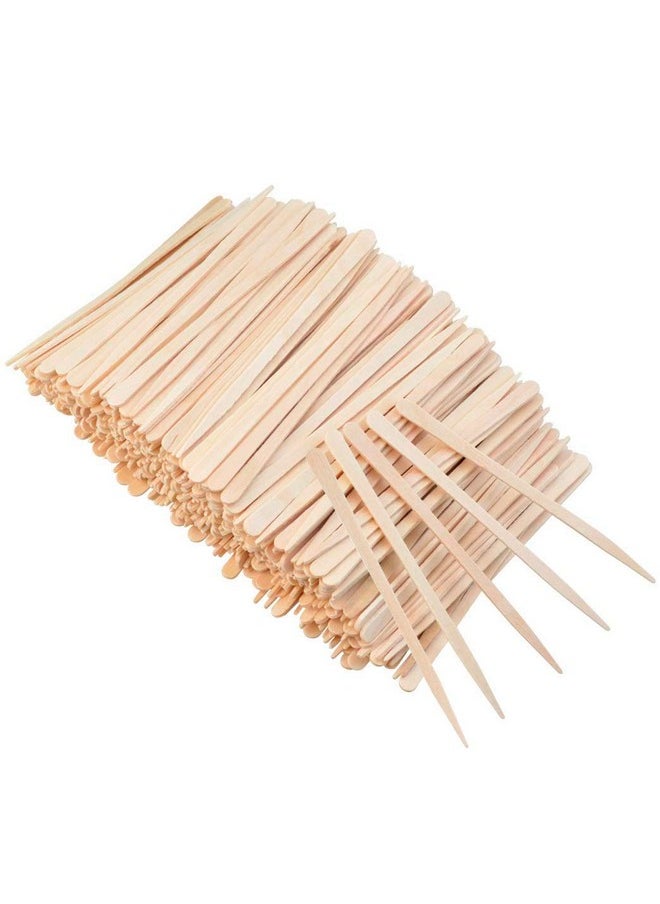1200 Pack Wooden Waxing Sticks Wax Spatulas Sticks Small Wax Applicator Sticks Wood Craft Sticks Spatulas Applicator for Hair Eyebrow Nose Removal (Without Handle)