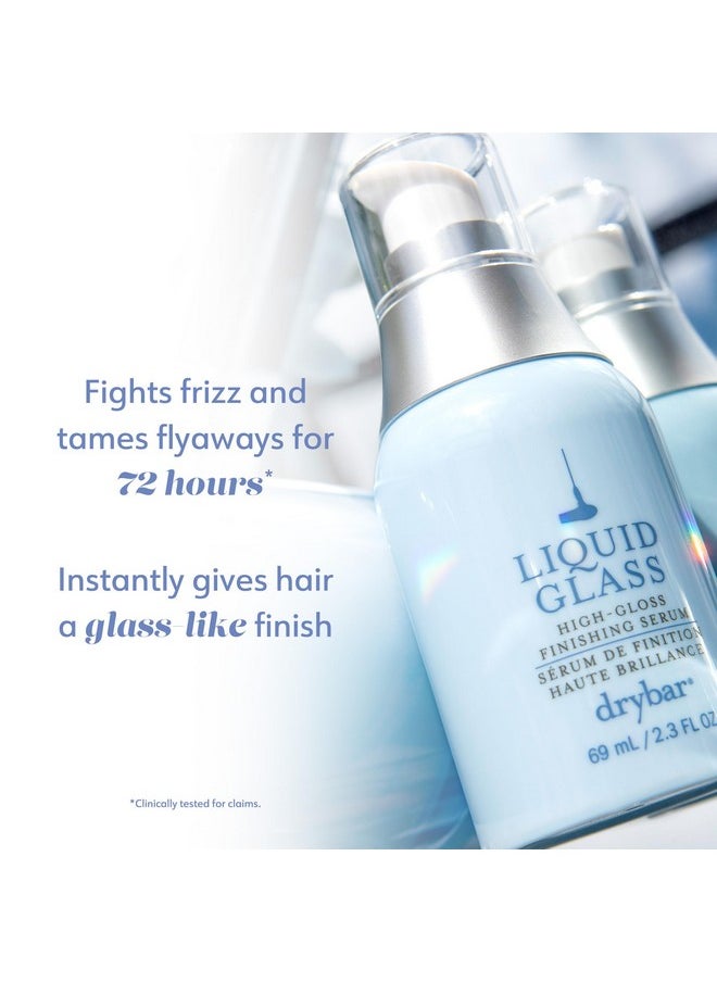 Drybar Liquid Glass High-Gloss Finishing Serum | Use Post-Blowout to Reduces Frizz, Tames Flyaways, and Provides Weightless Hydration to Hair while Adding Shine, Vegan & Cruelty-Free