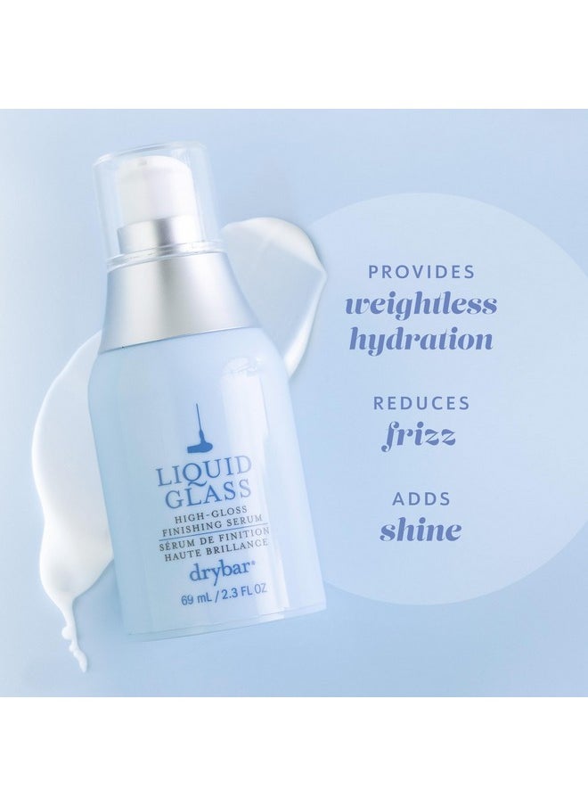 Drybar Liquid Glass High-Gloss Finishing Serum | Use Post-Blowout to Reduces Frizz, Tames Flyaways, and Provides Weightless Hydration to Hair while Adding Shine, Vegan & Cruelty-Free
