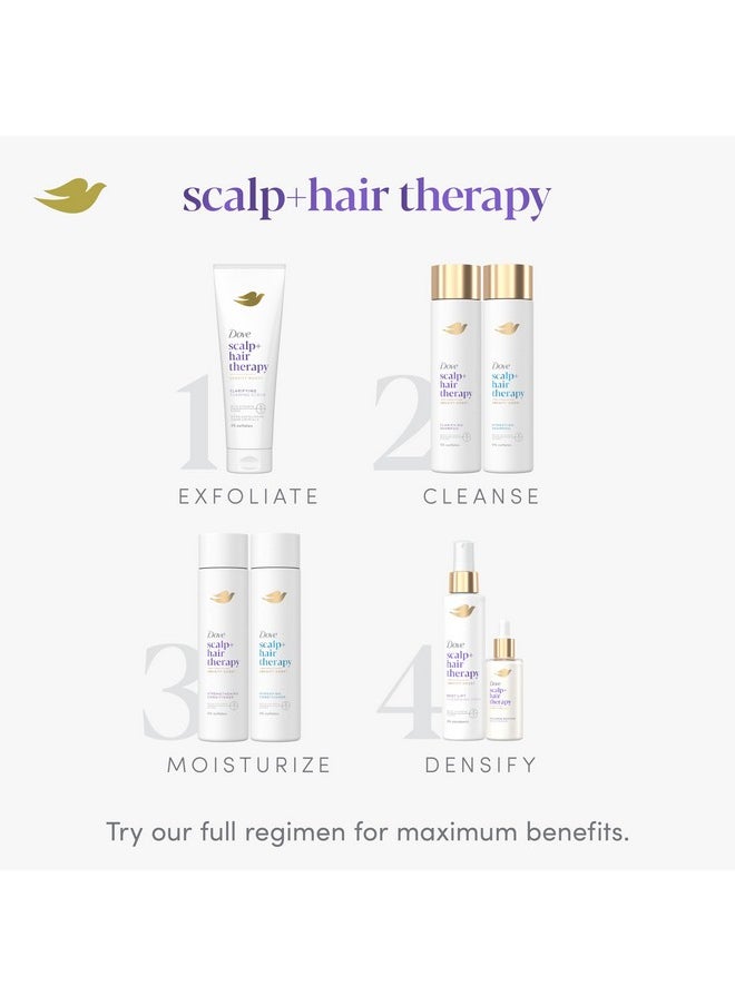 Dove Scalp + Hair Therapy Density Boost Serum Fullness Restore Visibly Thicker Hair In As Soon As 30 Days, Hydrating & Fast-Absorbing, Instantly Relieves Dry Scalp 2 Fl oz