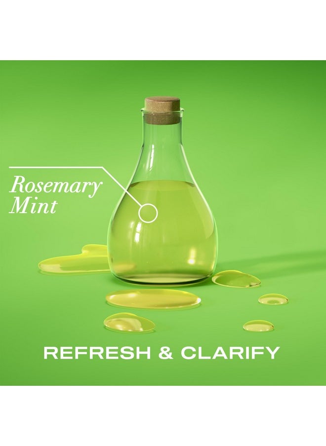 OGX Extra Strength Refreshing Scalp + Rosemary Mint Scalp Treatment, Refreshing Scalp Treatment to Help Remove Scalp Buildup, Minty Leave-In Dry Scalp Treatment for Shiny Hair, 4 fl. Oz