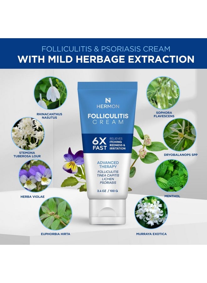 Folliculitis Treatment Cream: Effective Treatment for Folliculitis Scalp Face and Body 100g