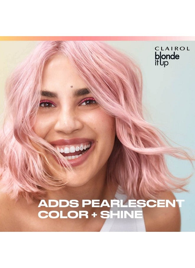 Clairol Blonde It Up Crystal Glow Toners Demi-Permanent Hair Dye, Luminous Pearl Hair Color, Pack of 1