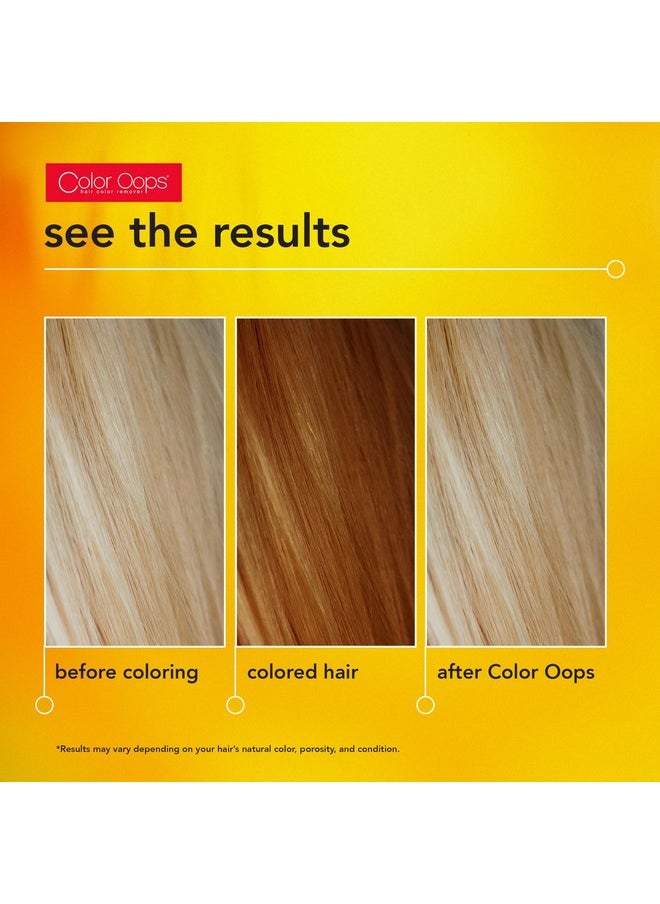Color Oops Extra Conditioning Hair Color Remover, 1 Application, Hair Dye Remover Processes in 20 Minutes, Safely Removes Permanent & Semi-Permanent Hair Color, Ammonia & Bleach Free