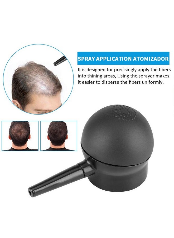 Hair Building Fibers Spray Pump Applicator,Spray Nozzle for Hair Fibers to Instantly Thicken Thin or Bald Hair for Men&Women,Hair Loss Concealer Tool Suitable for 0.97 OZ hair fiber bottles