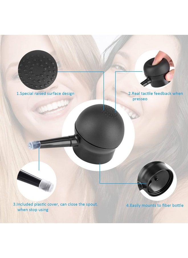 Hair Building Fibers Spray Pump Applicator,Spray Nozzle for Hair Fibers to Instantly Thicken Thin or Bald Hair for Men&Women,Hair Loss Concealer Tool Suitable for 0.97 OZ hair fiber bottles