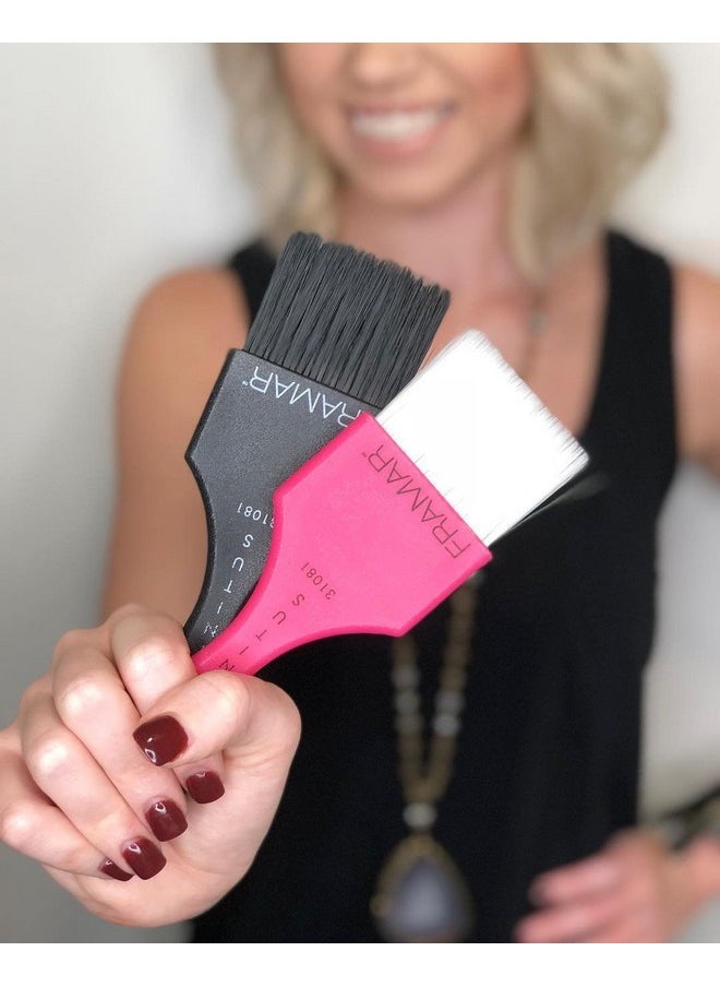 Framar Power Painter Hair Dye Brush - Hair Coloring Brush, Hair Dying Brush to Apply Hair Color, Blending Hair Color Brush Set, Balayage Tools, Dye Application Brush to Paint Hair, Tint Brush - 2 Pk