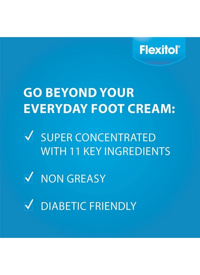 Flexitol Heel Balm, Rich Moisturizing & Exfoliating Foot Cream, Original Version, 4 Oz