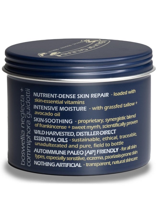 BALM OF GILEAD Foot Healing Cream - Frankincense and Sweet Myrrh Moisturizer for Sensitive Skin, Foot Therapy, Diabetic Skin Healing - Synergistic Action, Deeply Nourishing, Relieving