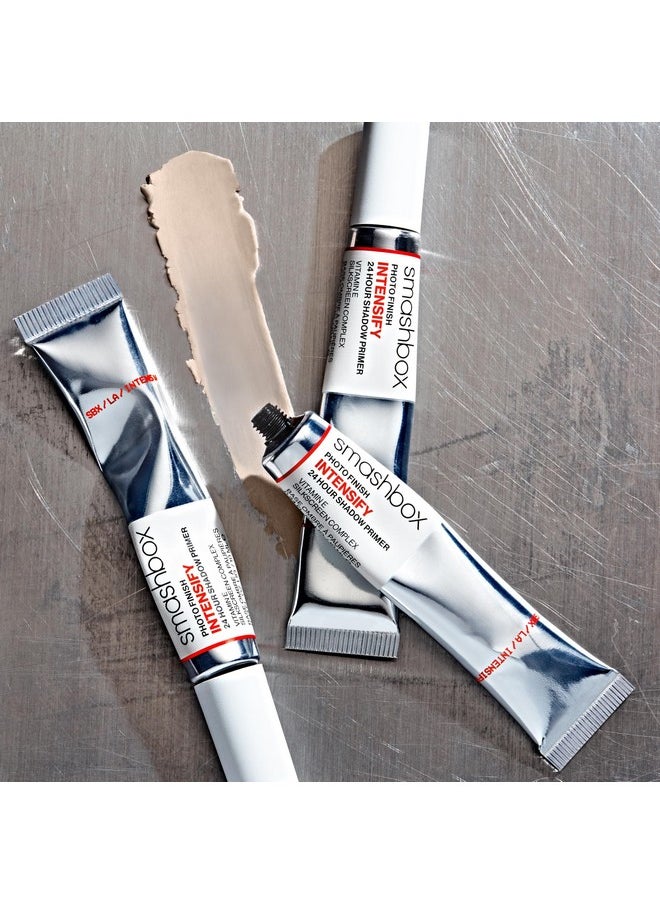 Smashbox Photo Finish Intensify 24 Hour Eye Shadow Primer | Nourishing, Long Lasting + Vitamin E, 0.34 Fl Oz